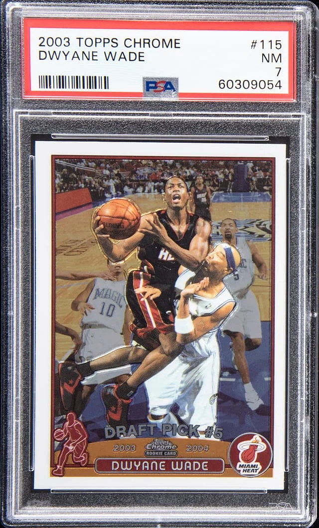2003-04 Topps Chrome Dwyane Wade #115 card image