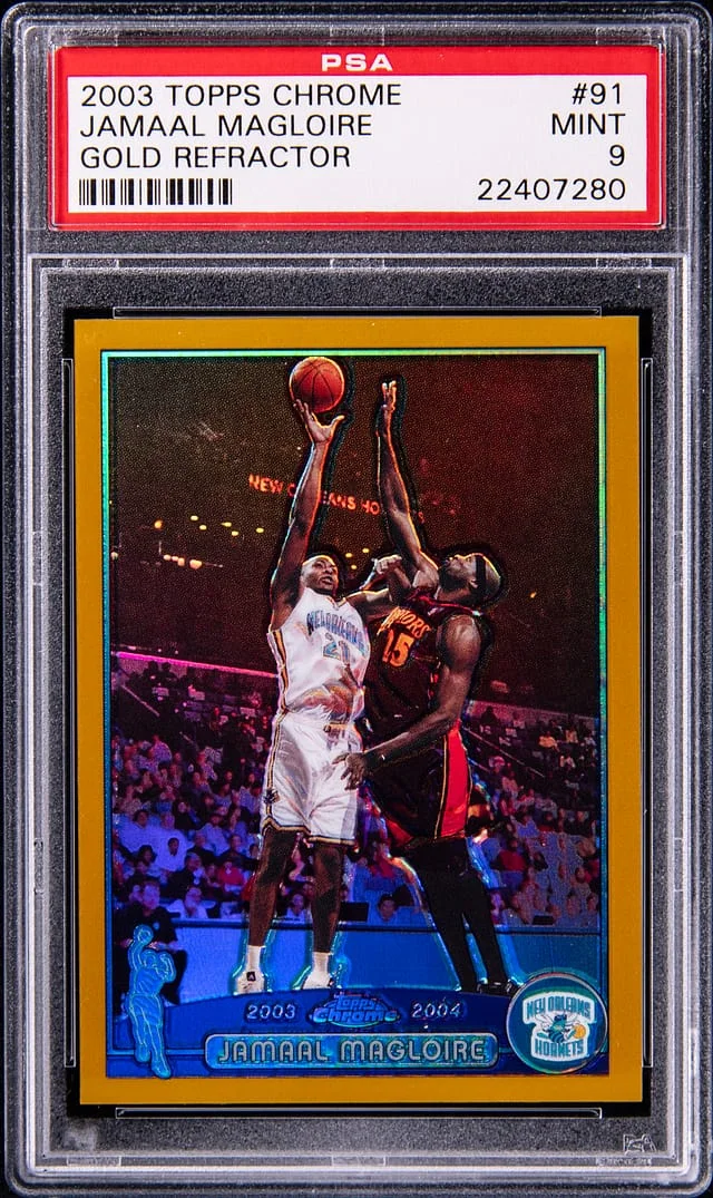 2003-04 Topps Chrome Jamaal Magloire Refractor #91 card image