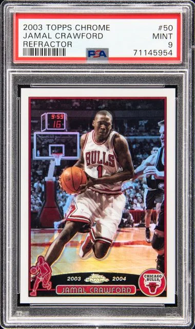 2003-04 Topps Chrome Jamal Crawford Refractor #50 card image