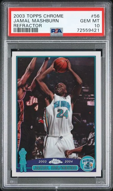 2003-04 Topps Chrome Jamal Mashburn Refractor #56 card image