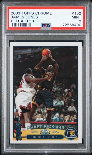 2003-04 Topps Chrome James Jones Refractor #152 card image