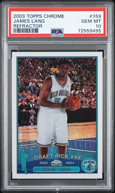 2003-04 Topps Chrome James Lang Refractor #159 card image