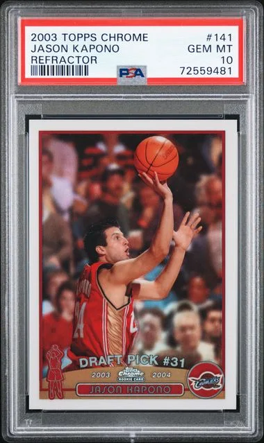 2003-04 Topps Chrome Jason Kapono Refractor #141 card image