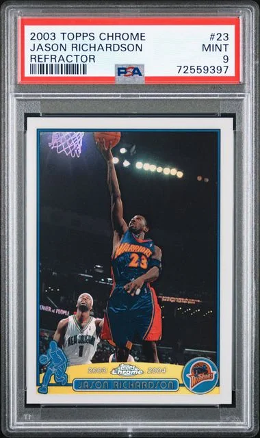 2003-04 Topps Chrome Jason Richardson Refractor #23 card image