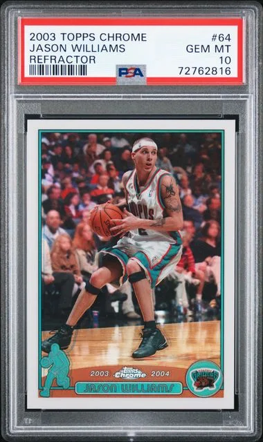 2003-04 Topps Chrome Jason Williams Refractor #64 card image