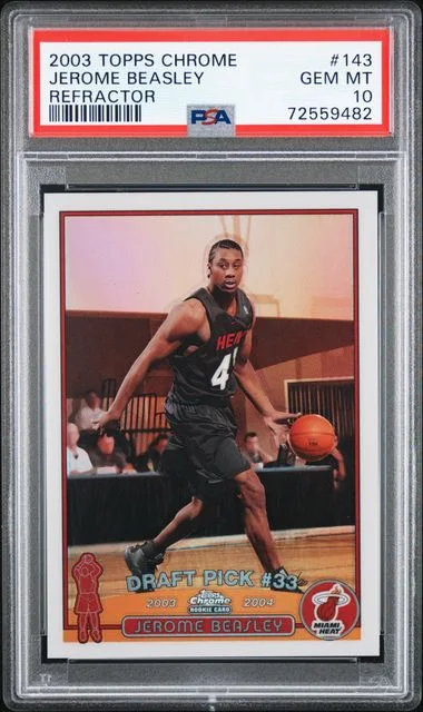 2003-04 Topps Chrome Jerome Beasley Refractor #143 card image