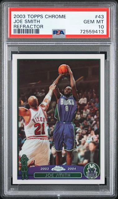 2003-04 Topps Chrome Joe Smith Refractor #43 card image