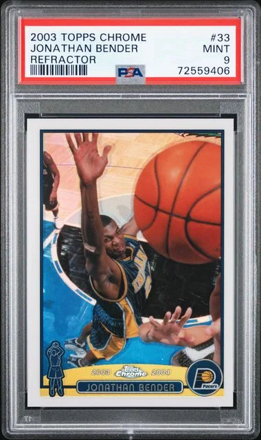 2003-04 Topps Chrome Jonathan Bender Refractor #33 card image
