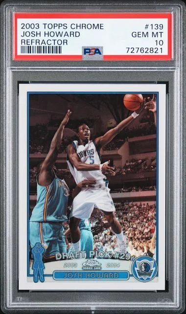 2003-04 Topps Chrome Josh Howard Refractor #139 card image