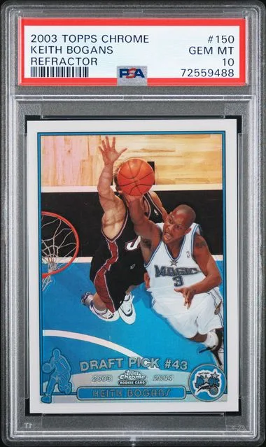2003-04 Topps Chrome Keith Bogans Refractor #150 card image