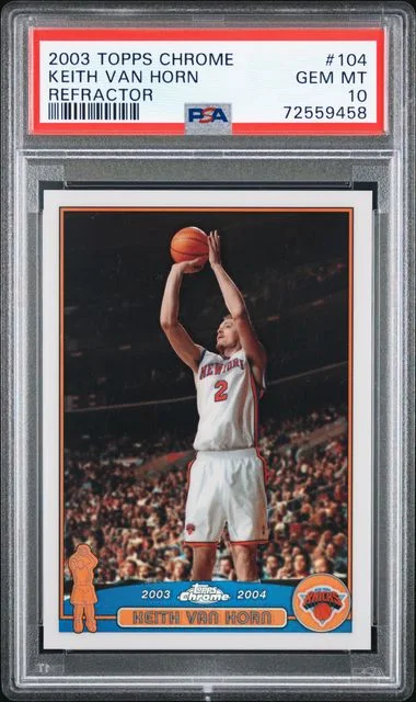 2003-04 Topps Chrome Keith Van Horn Refractor #104 card image