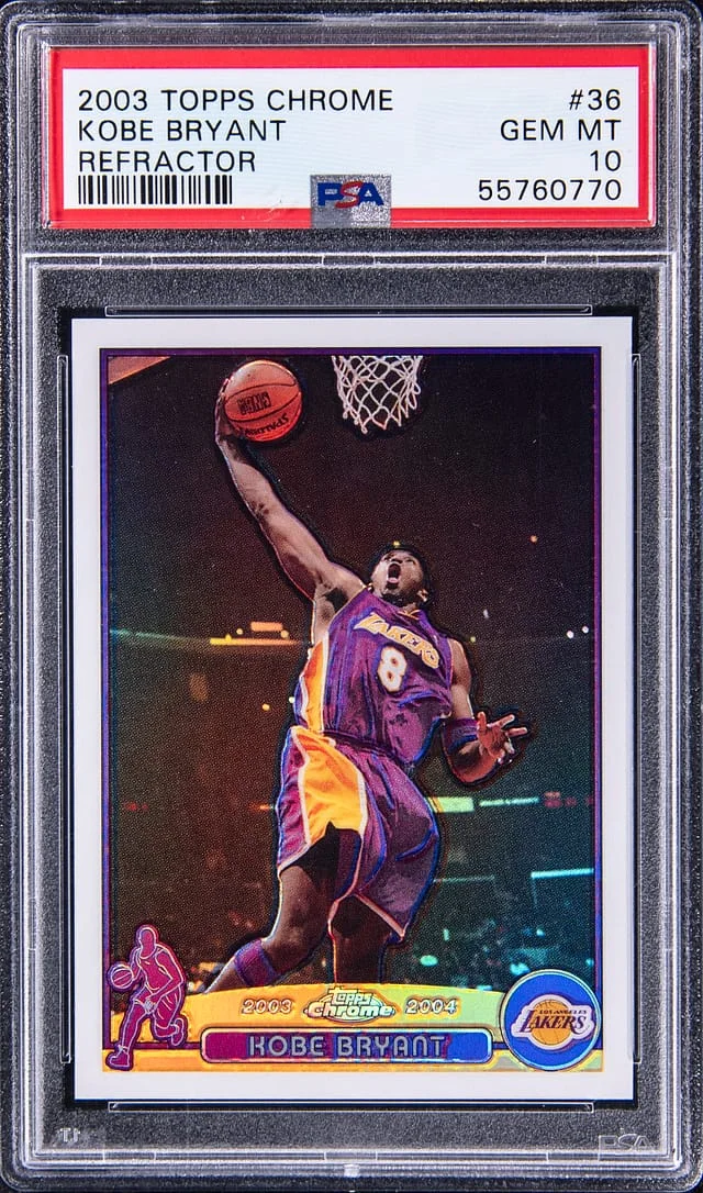 2003-04 Topps Chrome Kobe Bryant Refractor #36 card image