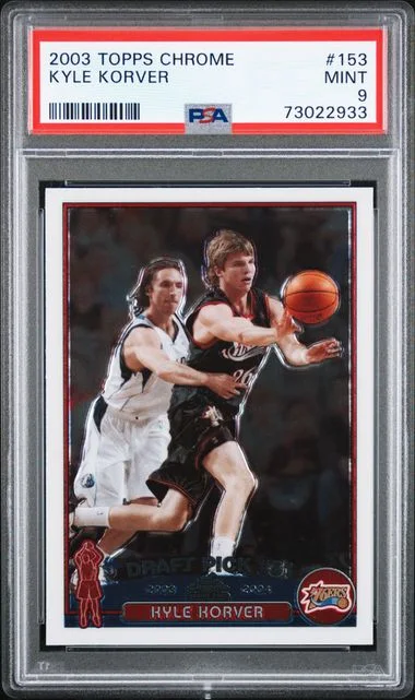 2003-04 Topps Chrome Kyle Korver Refractor #153 card image