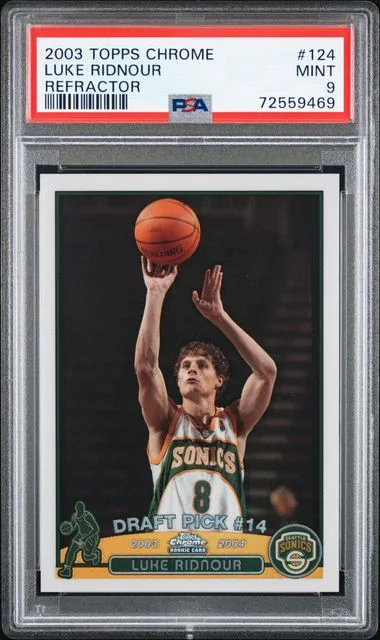 2003-04 Topps Chrome Luke Ridnour Refractor #124 card image
