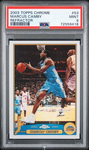 2003-04 Topps Chrome Marcus Camby Refractor #53 card image