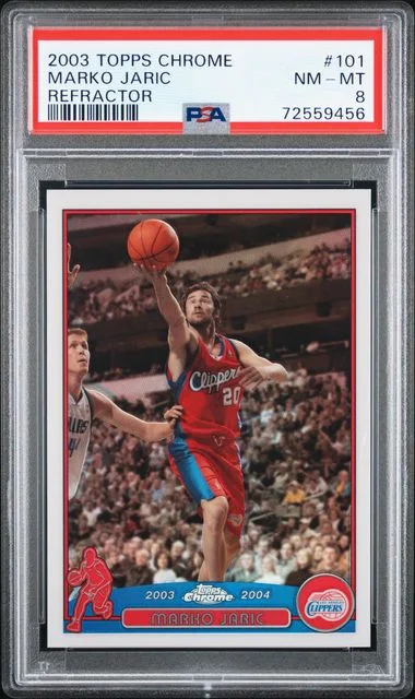 2003-04 Topps Chrome Marko Jaric Refractor #101 card image