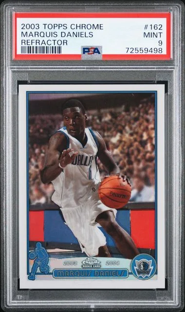 2003-04 Topps Chrome Marquis Daniels Refractor #162 card image