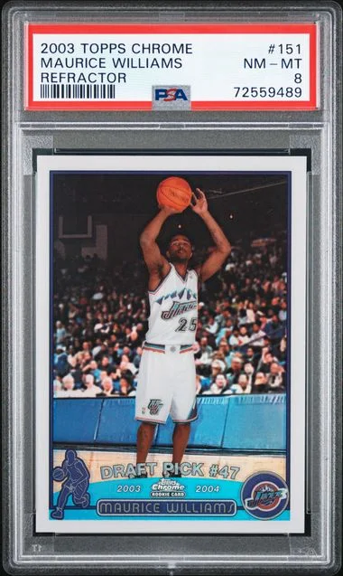 2003-04 Topps Chrome Maurice Williams Refractor #151 card image