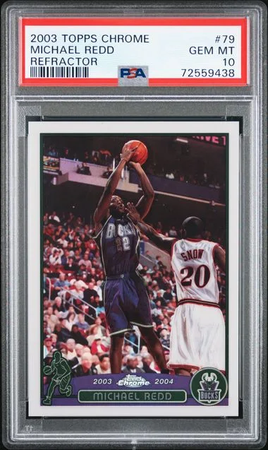 2003-04 Topps Chrome Michael Redd Refractor #79 card image