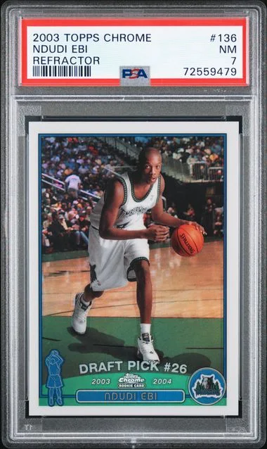 2003-04 Topps Chrome Ndudi Ebi Refractor #136 card image