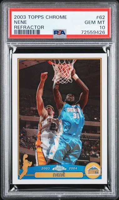 2003-04 Topps Chrome Nene Refractor #62 card image