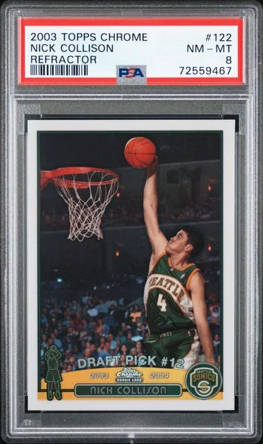 2003-04 Topps Chrome Nick Collison Refractor #122 card image