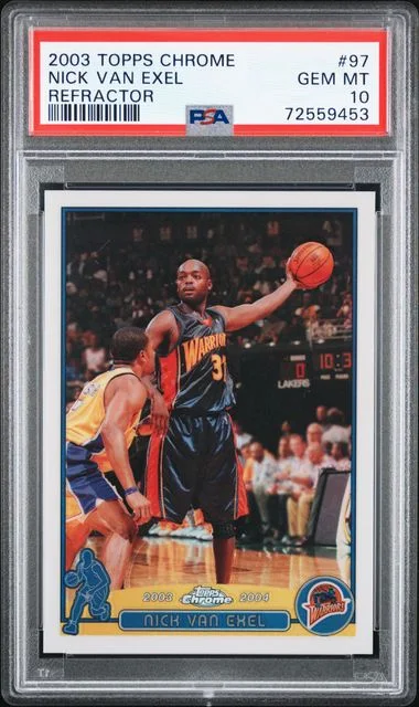2003-04 Topps Chrome Nick Van Exel Refractor #97 card image