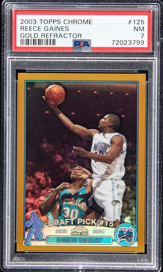 2003-04 Topps Chrome Reece Gaines Refractor #125 card image