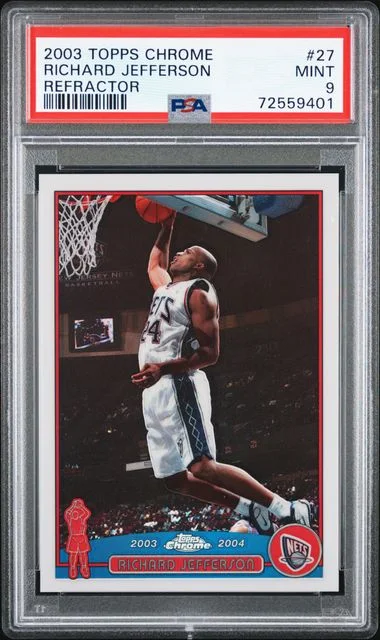 2003-04 Topps Chrome Richard Jefferson Refractor #27 card image