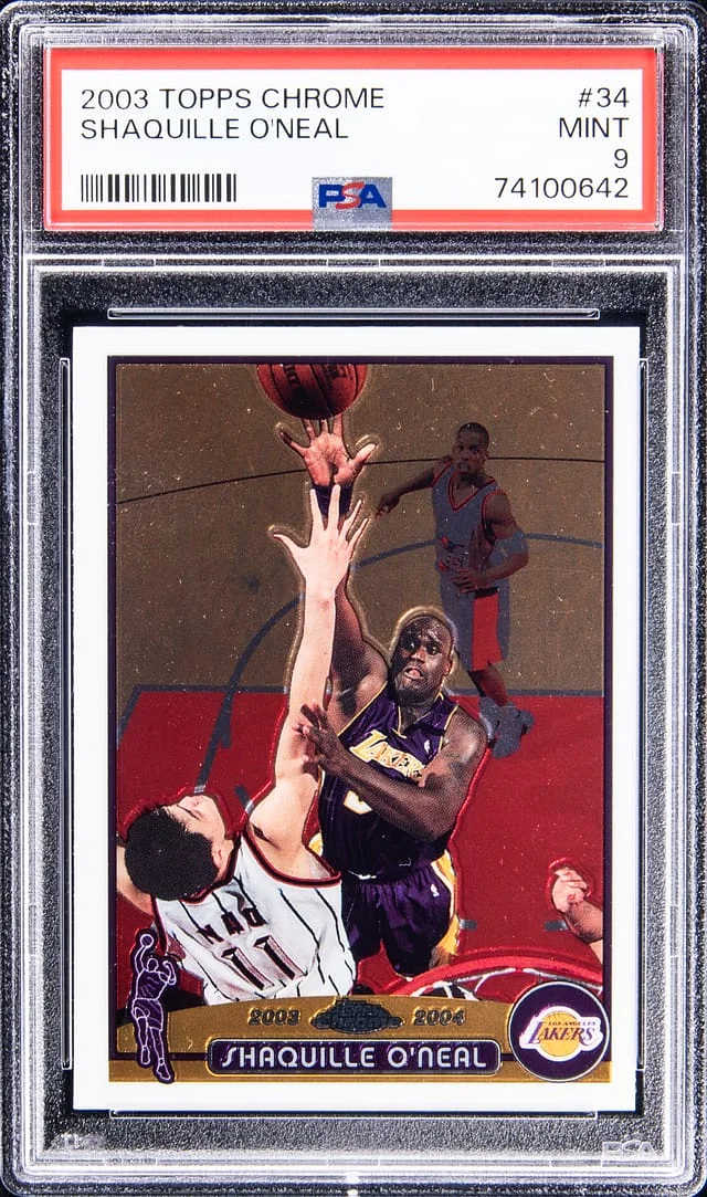 2003-04 Topps Chrome Shaquille O'Neal #34 card image