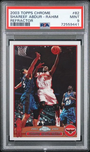2003-04 Topps Chrome Shareef Abdur-Rahim Refractor #82 card image