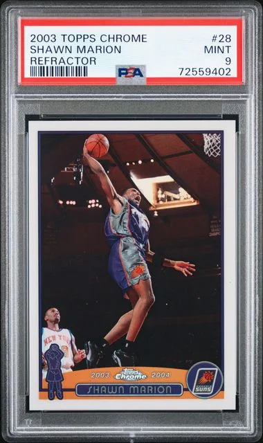 2003-04 Topps Chrome Shawn Marion Refractor #28 card image