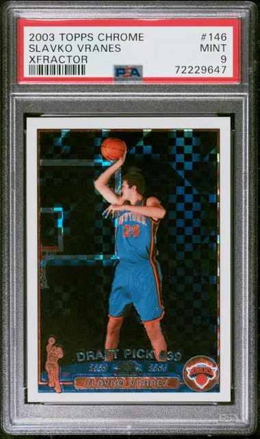 2003-04 Topps Chrome Slavko Vranes Xfractor #146 card image