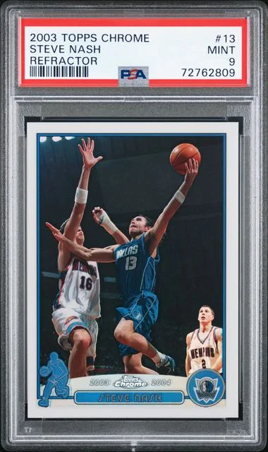 2003-04 Topps Chrome Steve Nash Refractor #13 card image