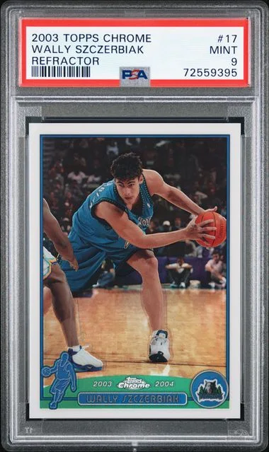 2003-04 Topps Chrome Wally Szczerbiak Refractor #17 card image