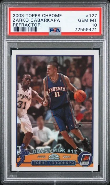 2003-04 Topps Chrome Zarko Cabarkapa Refractor #127 card image