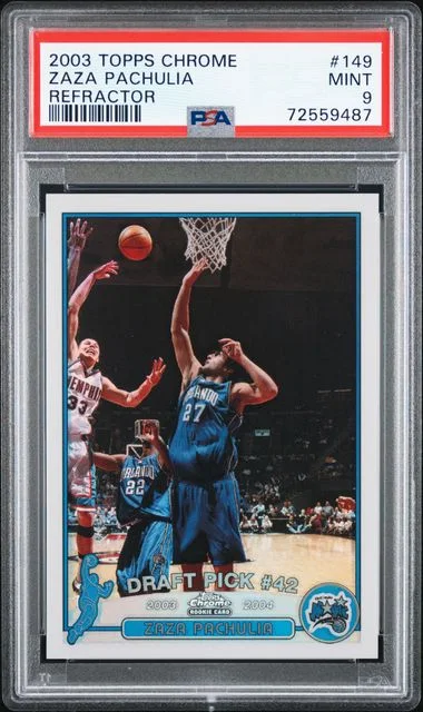 2003-04 Topps Chrome Zaza Pachulia Refractor #149 card image