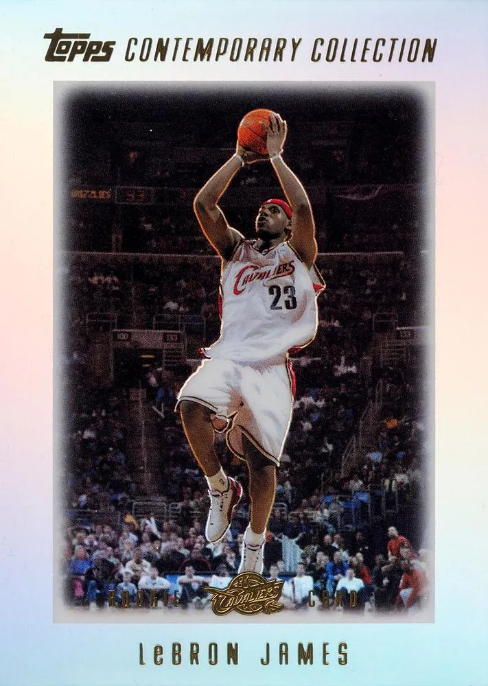 2003-04 Topps Contemporary Collection Lebron James #1 card image