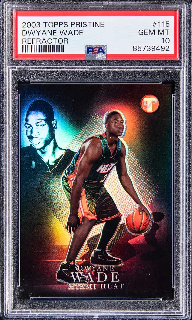 2003-04 Topps Dwyane Wade Pristine Refractor #115 card image