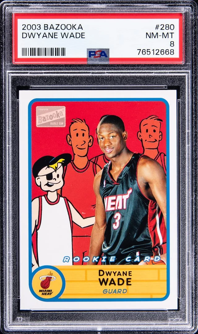 2003-04 Topps Dwyane Wade Bazooka #280 card image