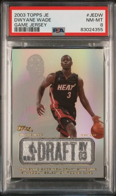 2003-04 Topps Dwyane Wade Jersey Edition Game Jersey #JE-DW card image