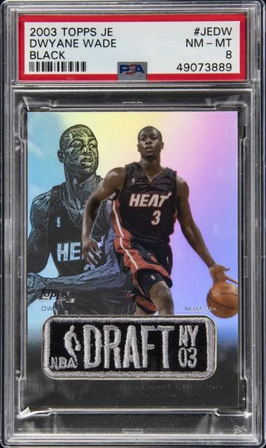 2003-04 Topps Dwyane Wade Jersey Edition Black #JEDW card image