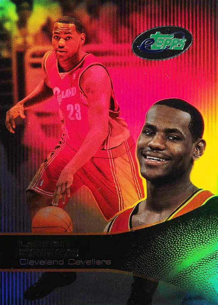 2003-04 Topps eTopps Lebron James #43 card image