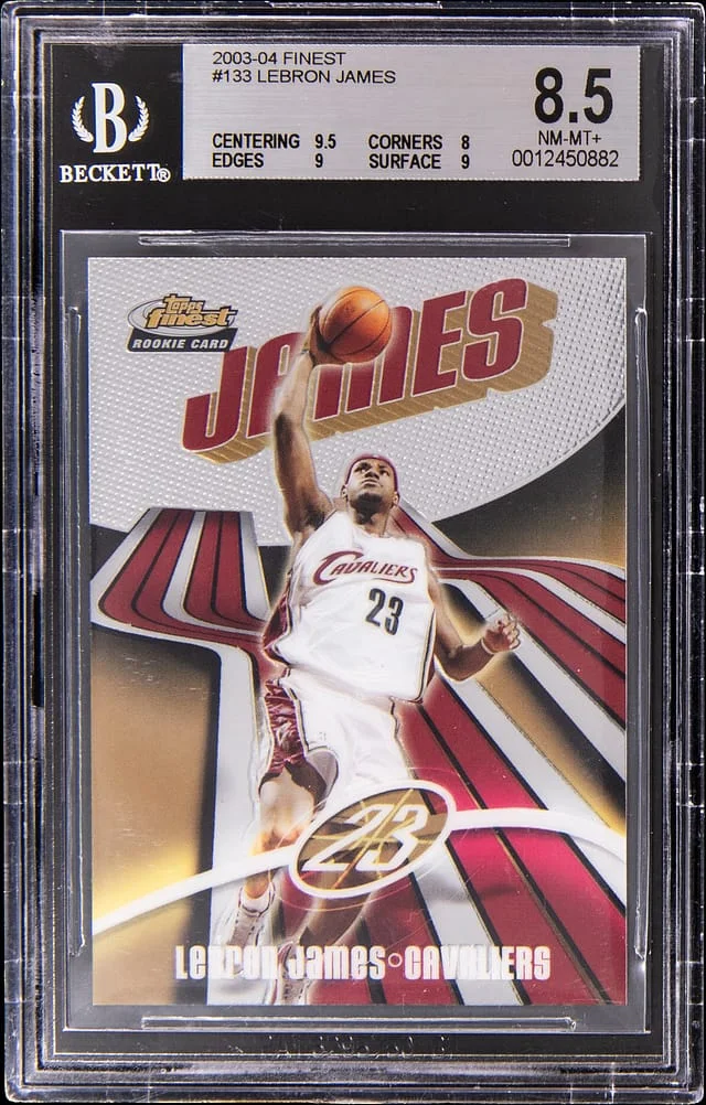 2003-04 Topps Finest LeBron James #133 card image