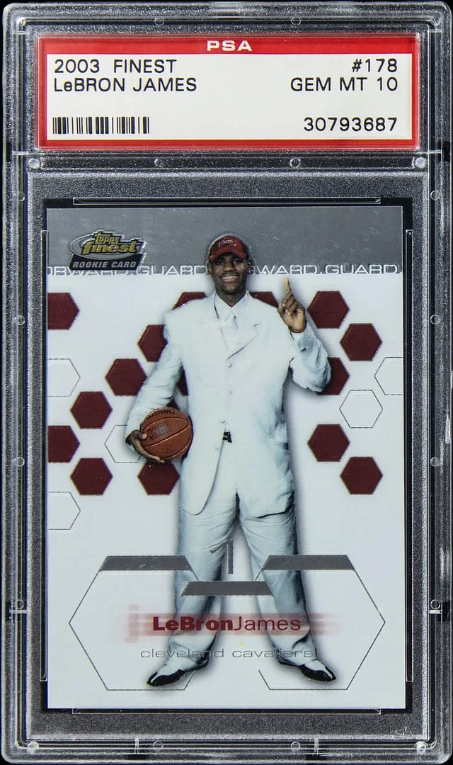 2003-04 Topps Finest LeBron James #178 card image