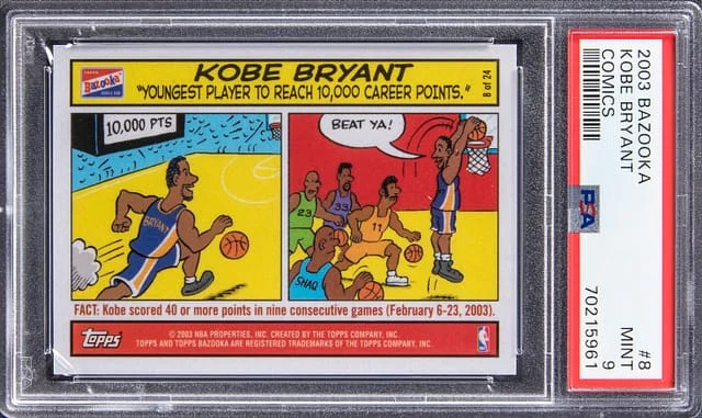 2003-04 Topps Kobe Bryant Bazooka Comics #8 card image