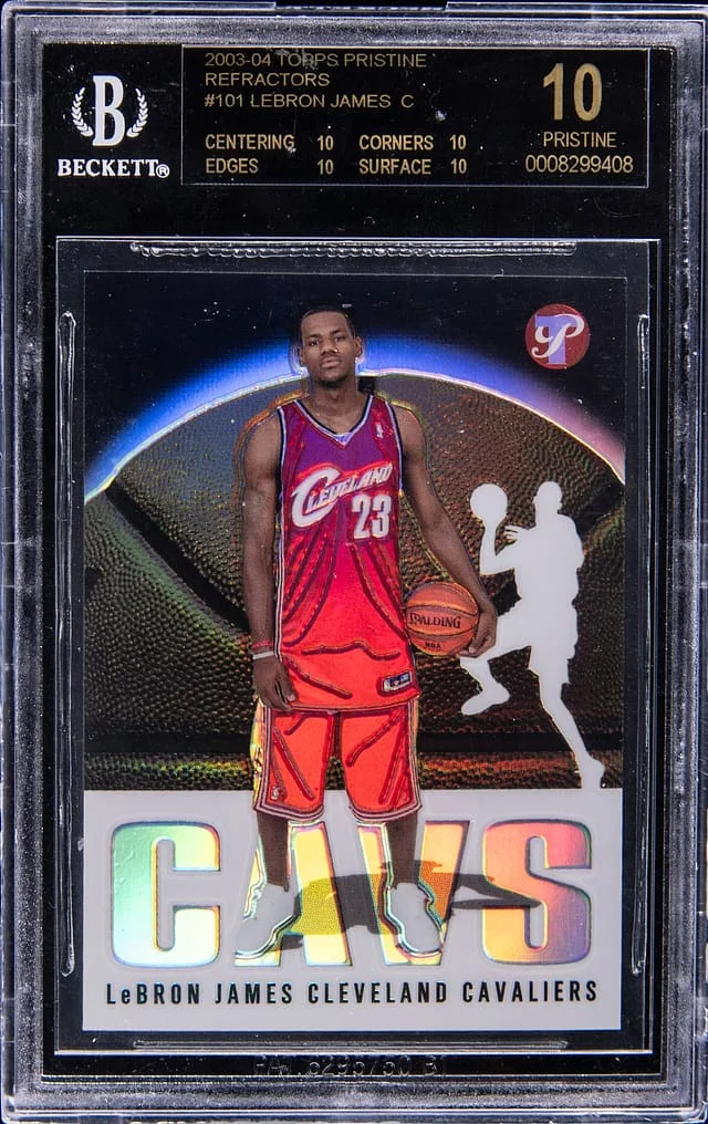 2003-04 Topps LeBron James Pristine Refractor #101 card image