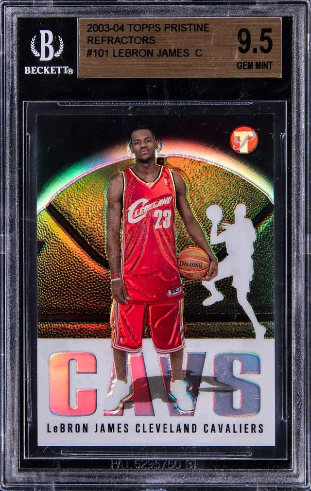 2003-04 Topps LeBron James Pristine Refractor #101C card image