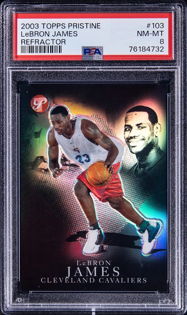 2003-04 Topps LeBron James Pristine Refractor #103 card image