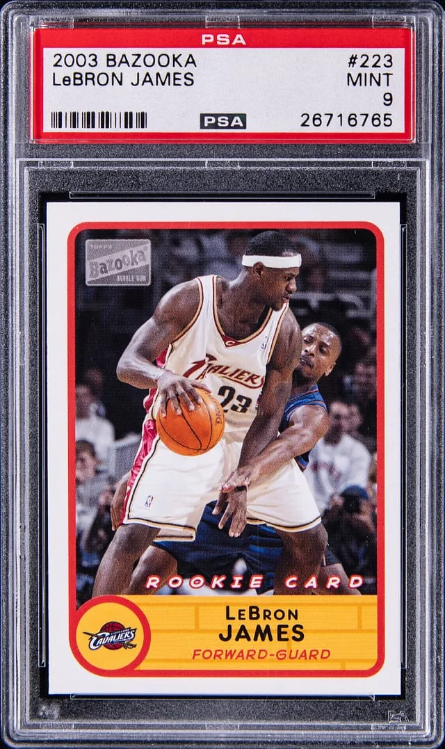 2003-04 Topps LeBron James Bazooka #223 card image